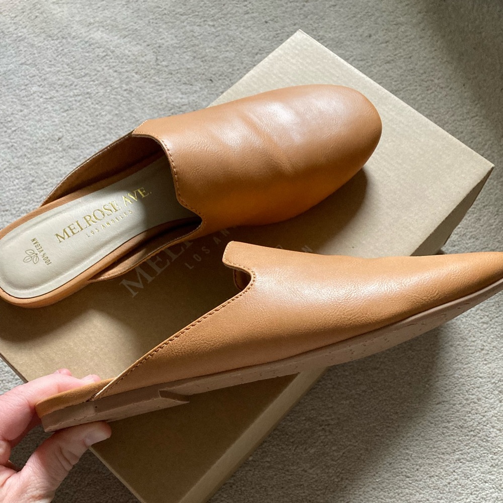 Vegan Leather Mule